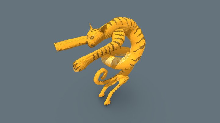 Twisty Cat – Free 3D Model STL