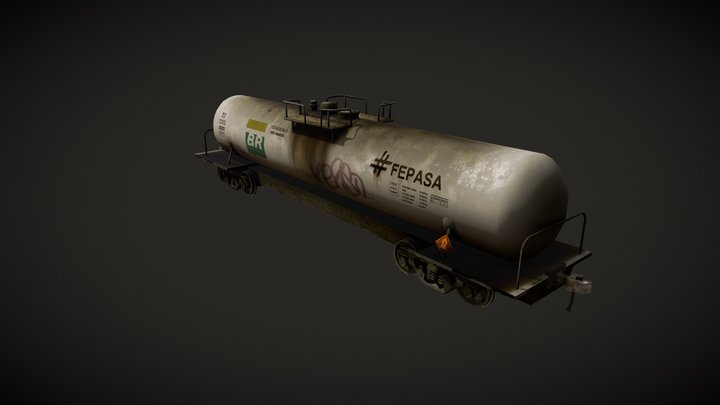 Tank Wagon BR 3D Model