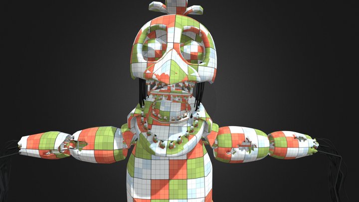 FNaF HW Temp Withered Chica – Modèle 3D gratuit STL