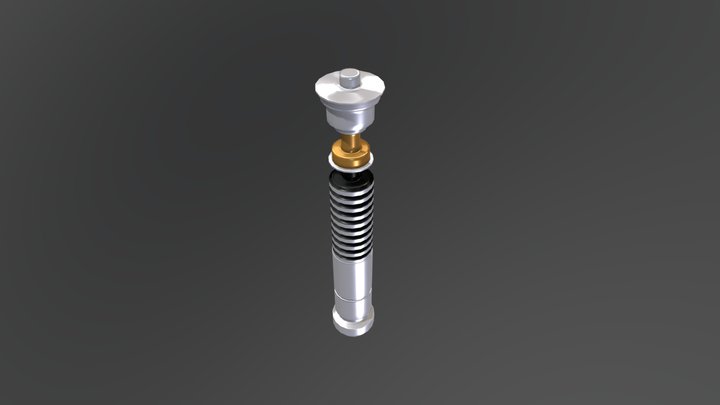 Lightsaber Handle 3D Model