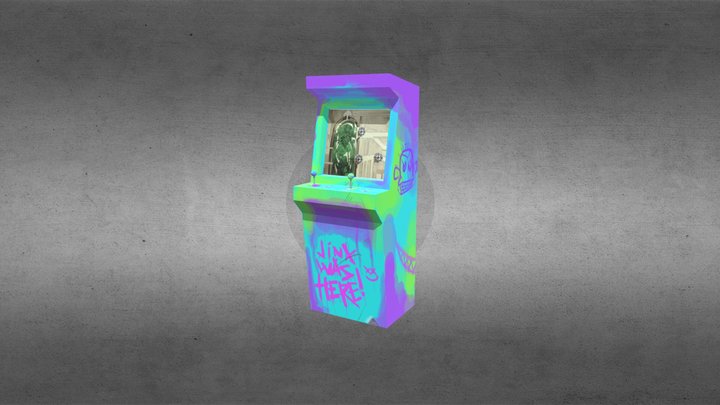 Arcadekast 3D Model