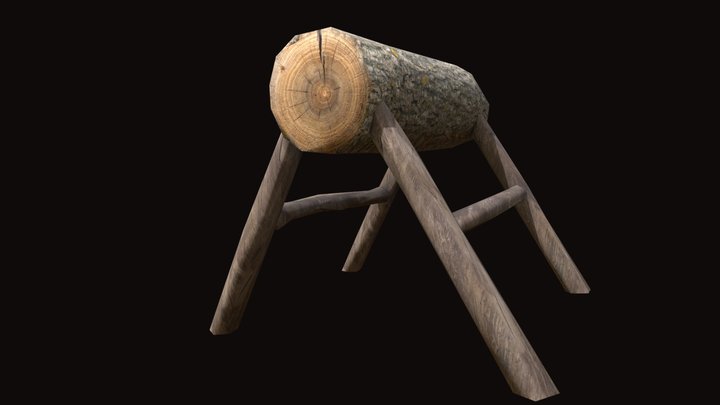Log Workbench Asset 3D Model
