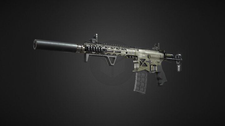 AR-15 3D Model