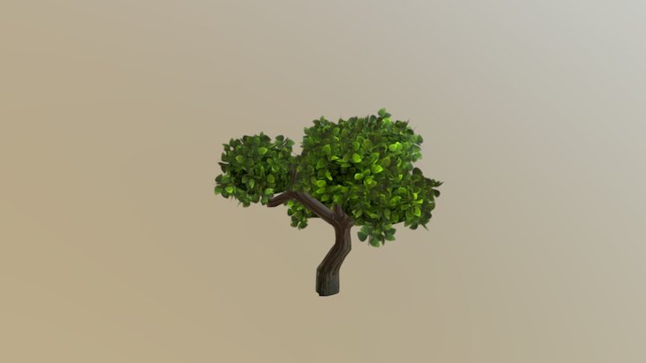Fluffy Tree 3D Model