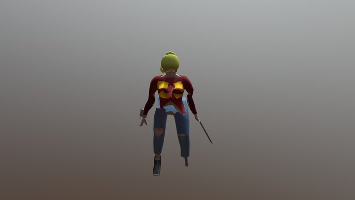 Character Jump 3D Model