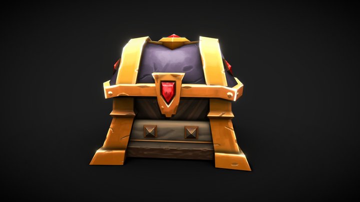 Dwarf Chest - Game Art Fundamentals 3D Model