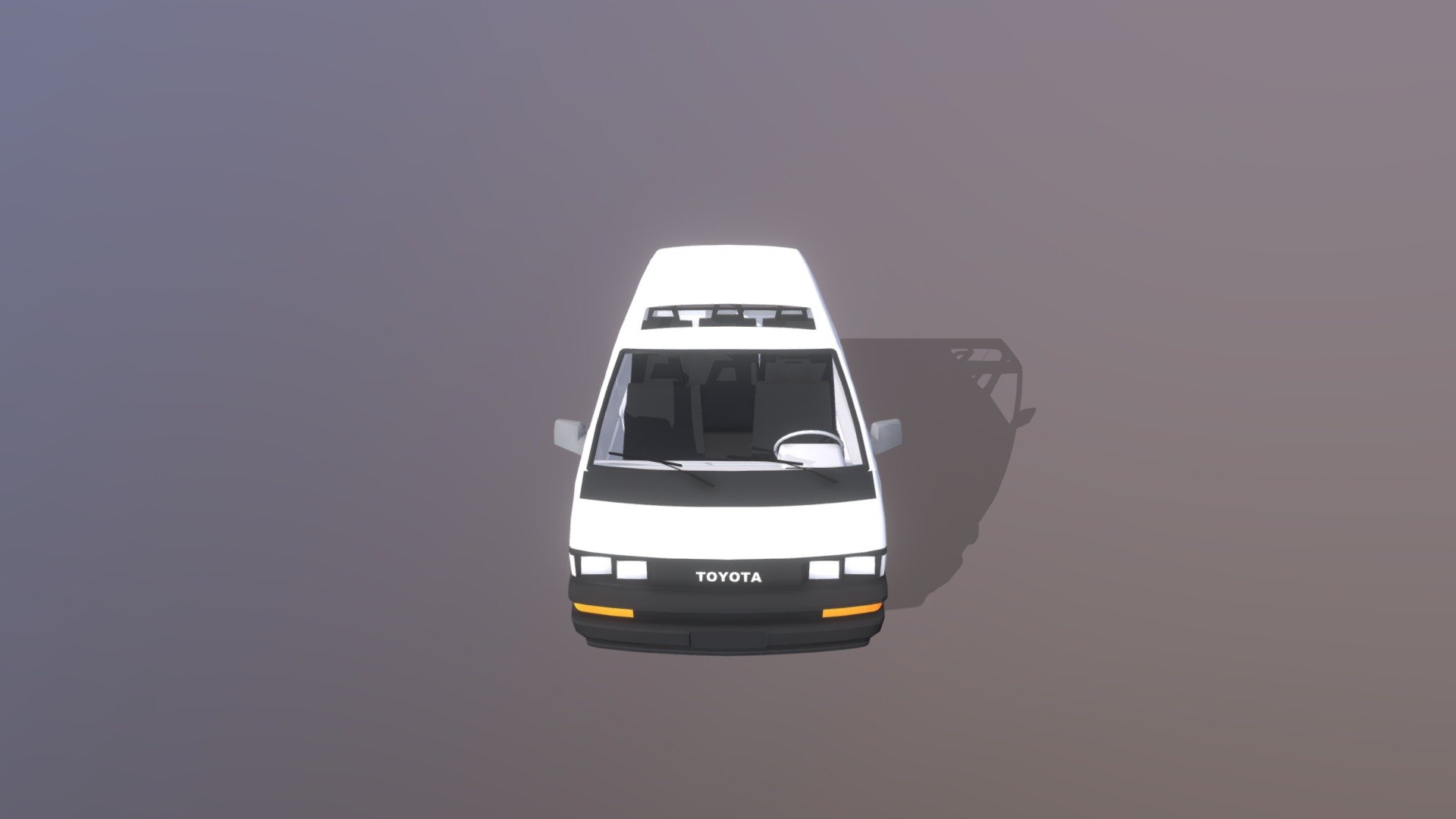 Toyota Van - 3D model by cwelt6 [da58232] - Sketchfab