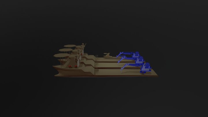 6 Ship 3D Model