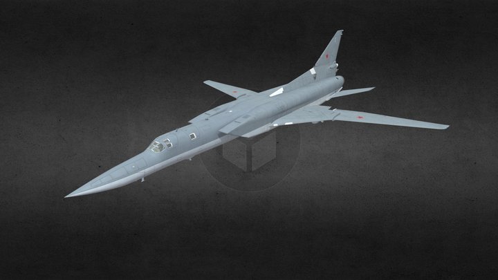 Tu-22M3 3D Model