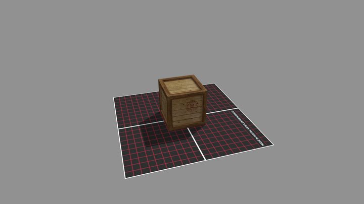 Crate Export 3D Model