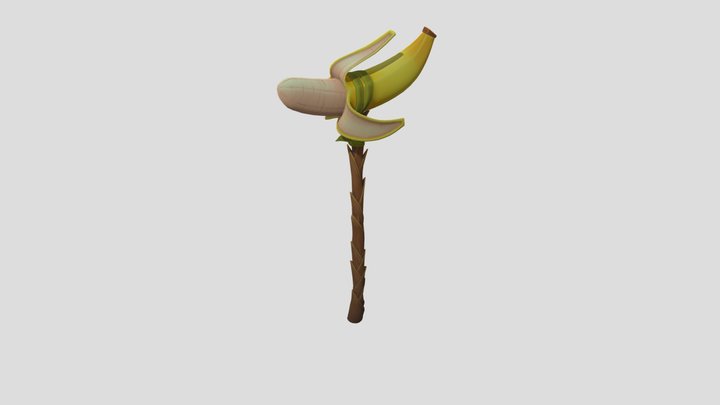 Banana Pickaxe - Fortnite 3D Model