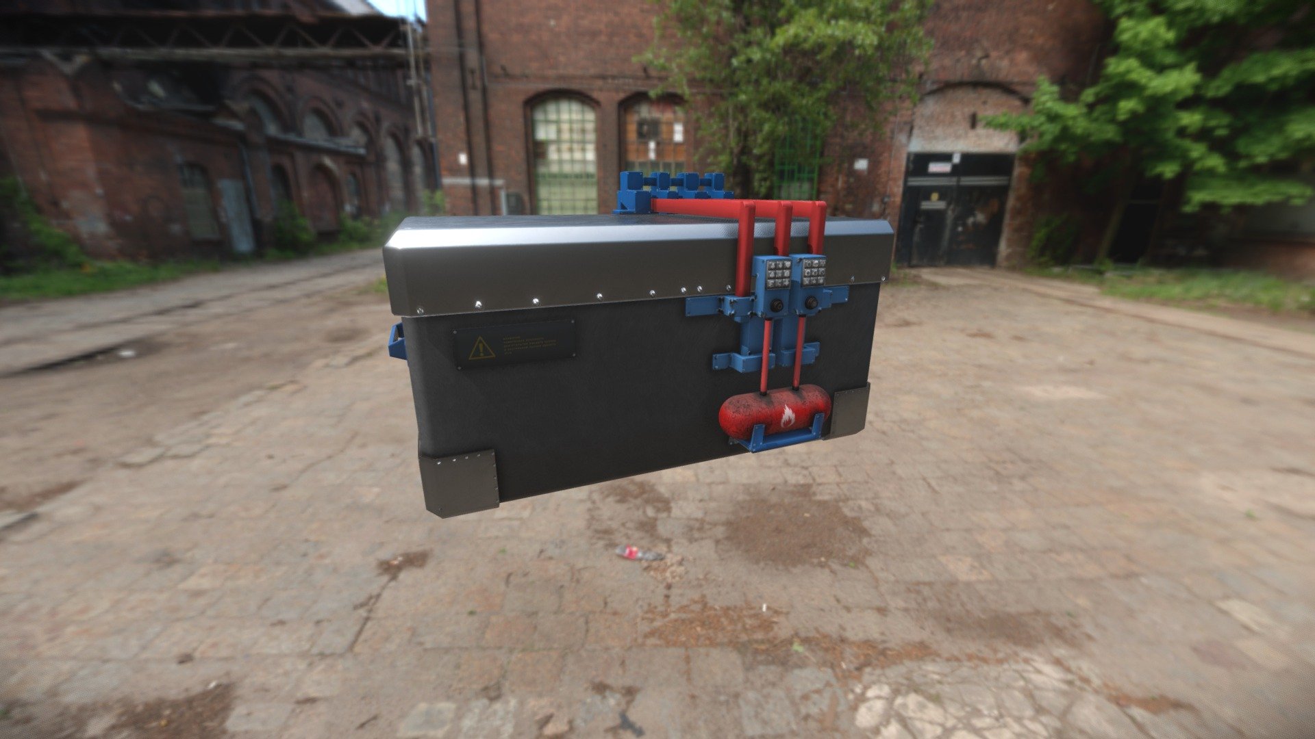 NEW Sci-Fi  BOX — Sketchfab embed 3D viewer