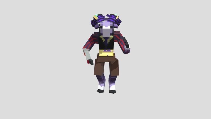 Goat Detective 3D Model