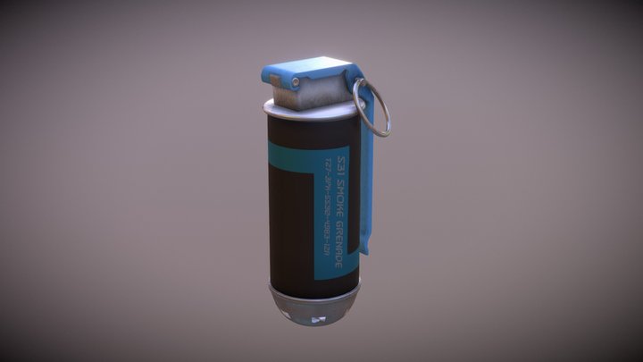 Smoke grenade 3D Model