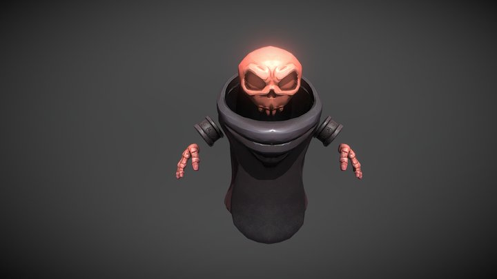 Skull Caster 3D Model