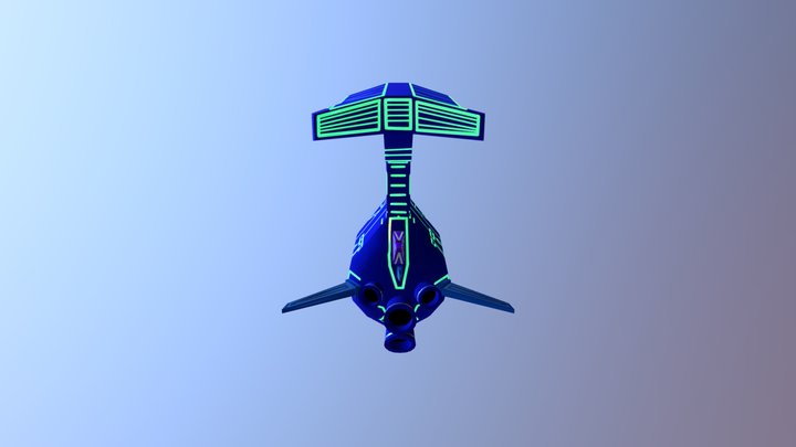 spaceship 3D Model