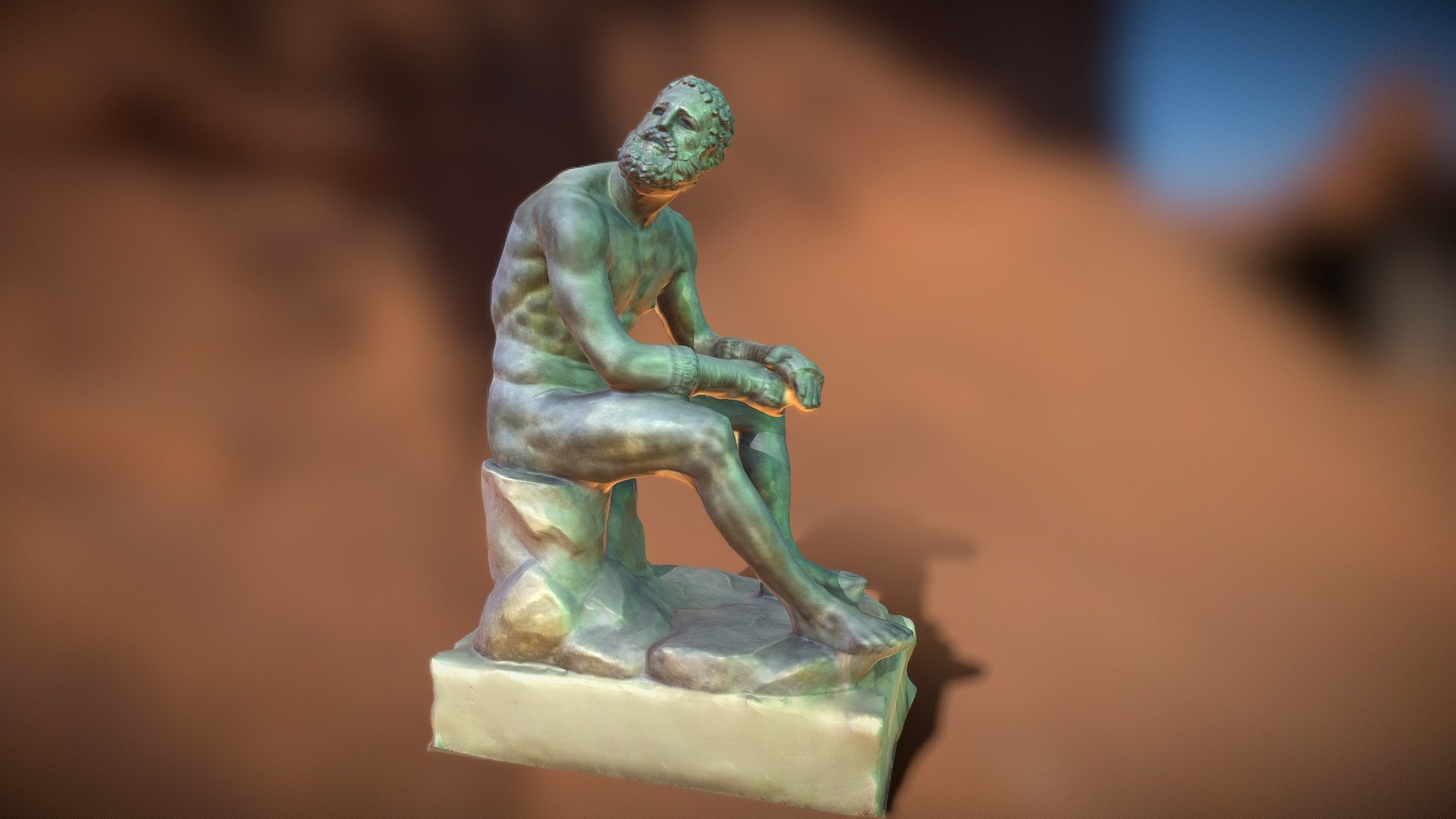 Отдыхающий кулачный боец - 3D model by theartmodels [da5a8ab] - Sketchfab