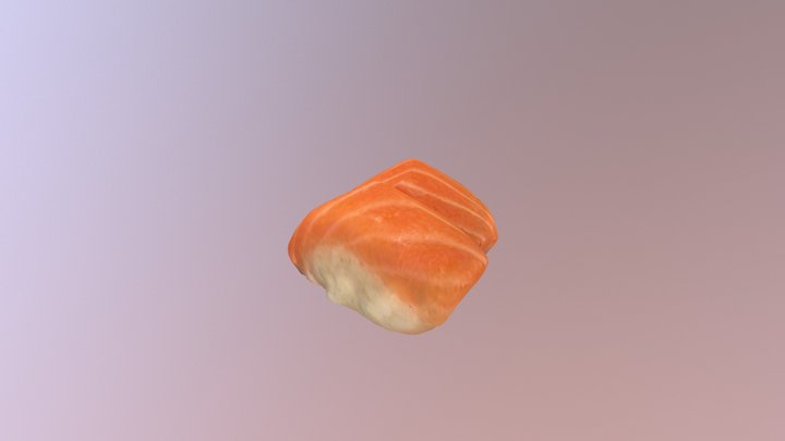 Salmon Nigiri 3D Model