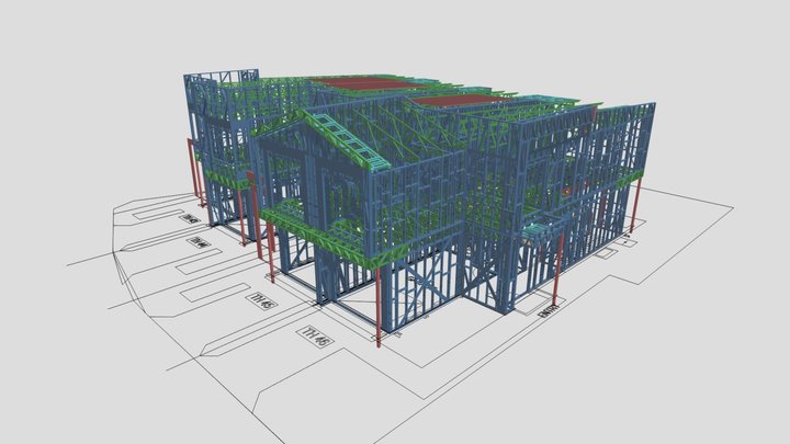 Little Eagle Residential LGS Development B2 3D Model