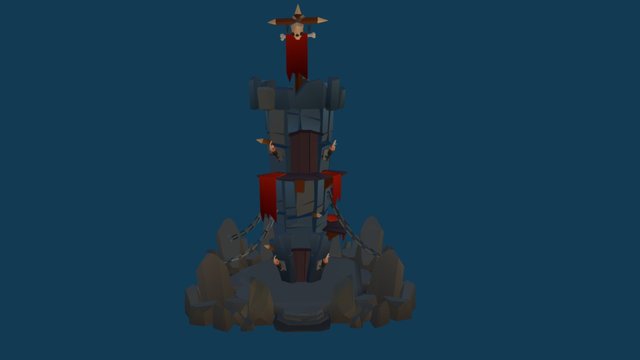 Guardtower Building 3D Model