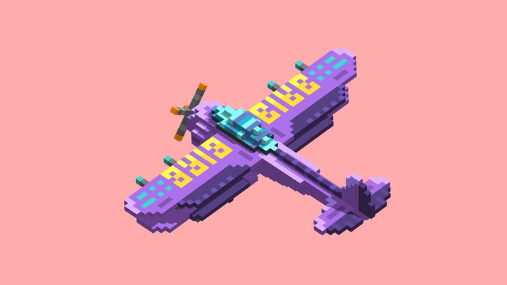 PIXEL PLANE 3D Model