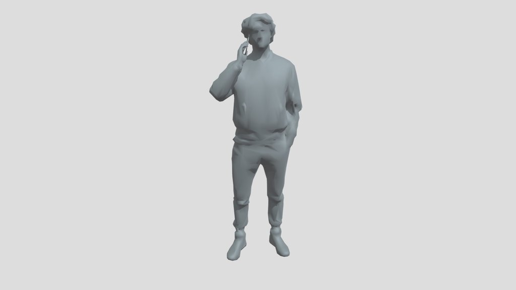 Lowpoly Male Standing