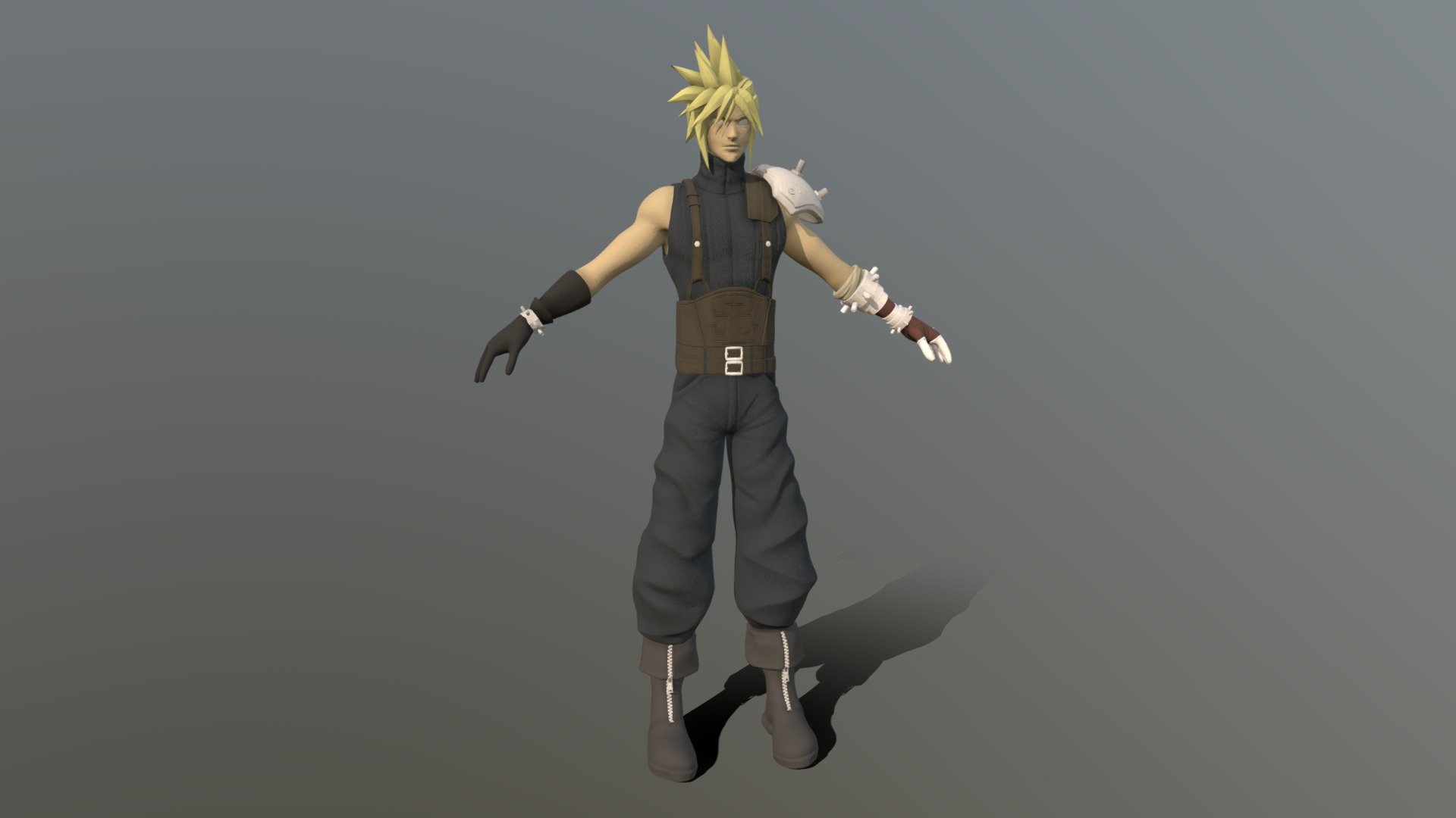 Cloud Strife - 3D Model By Bwedge87 [da5d4fa] - Sketchfab