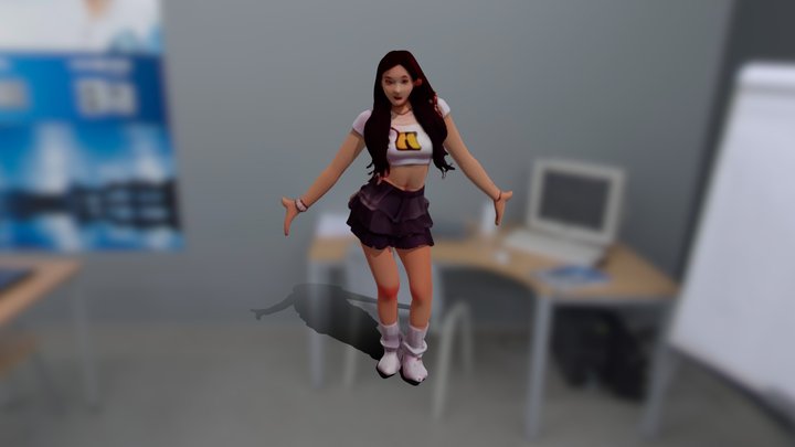 Girl 3d 3D Model