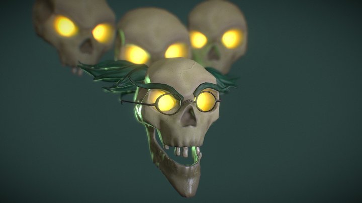 Professor Skullimon 3D Model