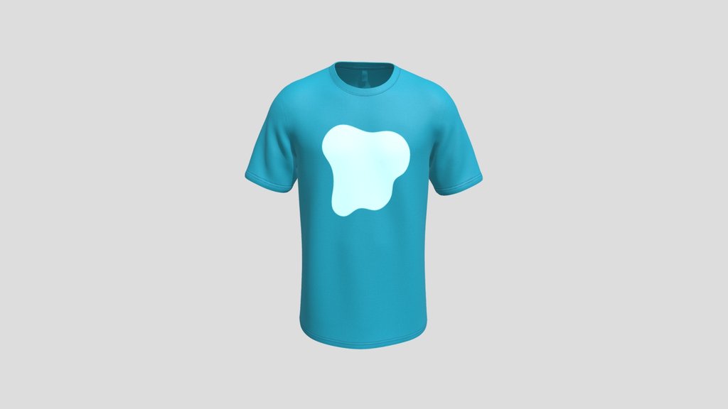 Abstract Blob Graphic T Shirt
