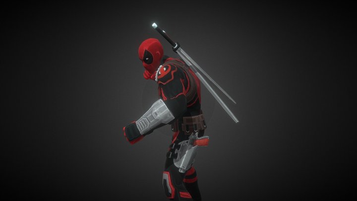 Deadpool 3D Model
