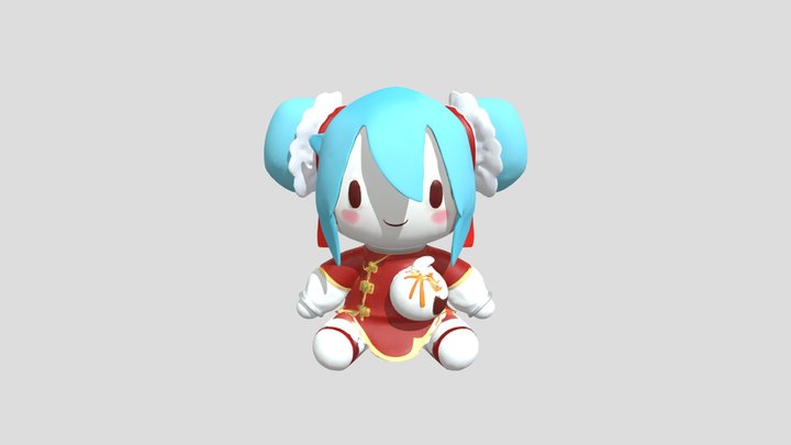 miku fufu 3D Model