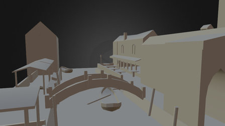 CityScene_Blockout_4 3D Model