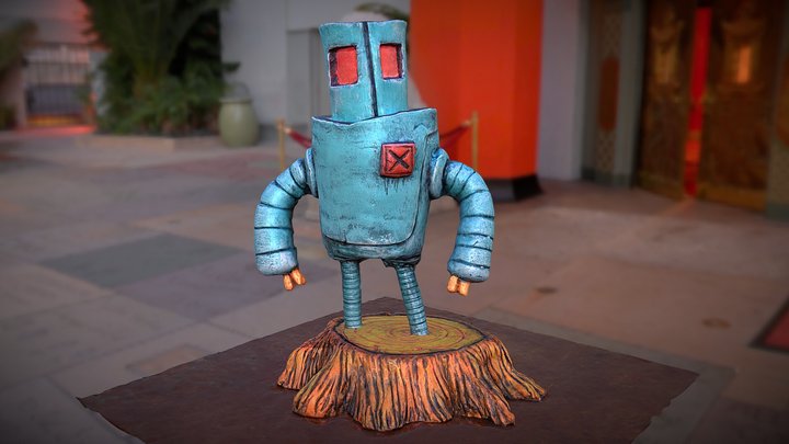 Doolittle Bot 001 Clean 3D Model
