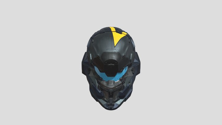 HALO5 LOCKE (hunter) helmet 3D Model