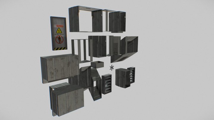 Poppy_Playtime 1: Vent-Pack1 3D Model