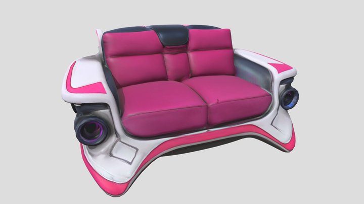 Vesta Hawk Couch 3D Model