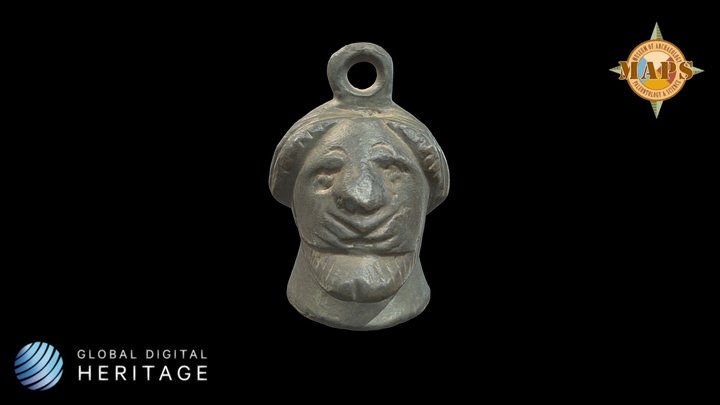 Ancient Roman bronze steelyard weight.