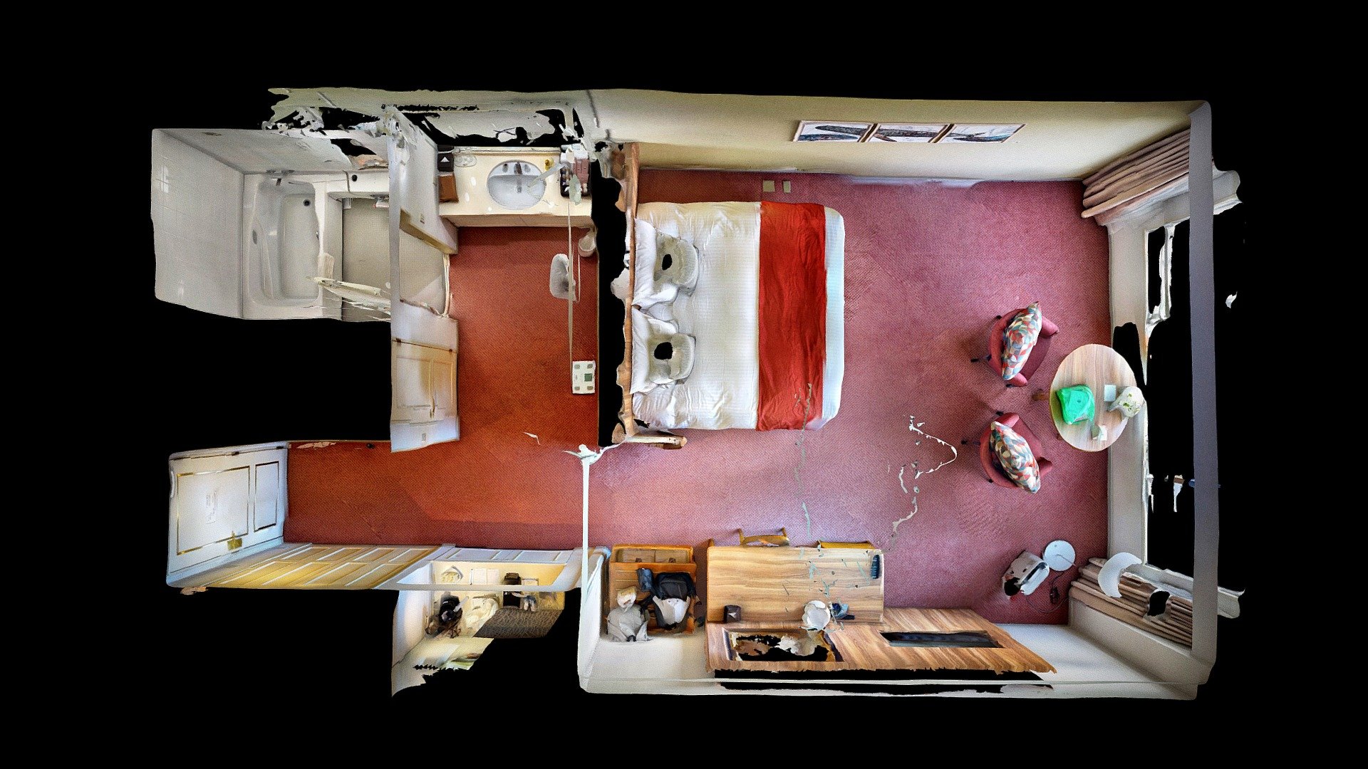 ホテルアカオ501号室：HOTEL ACAO 501 — Sketchfab embed 3D viewer