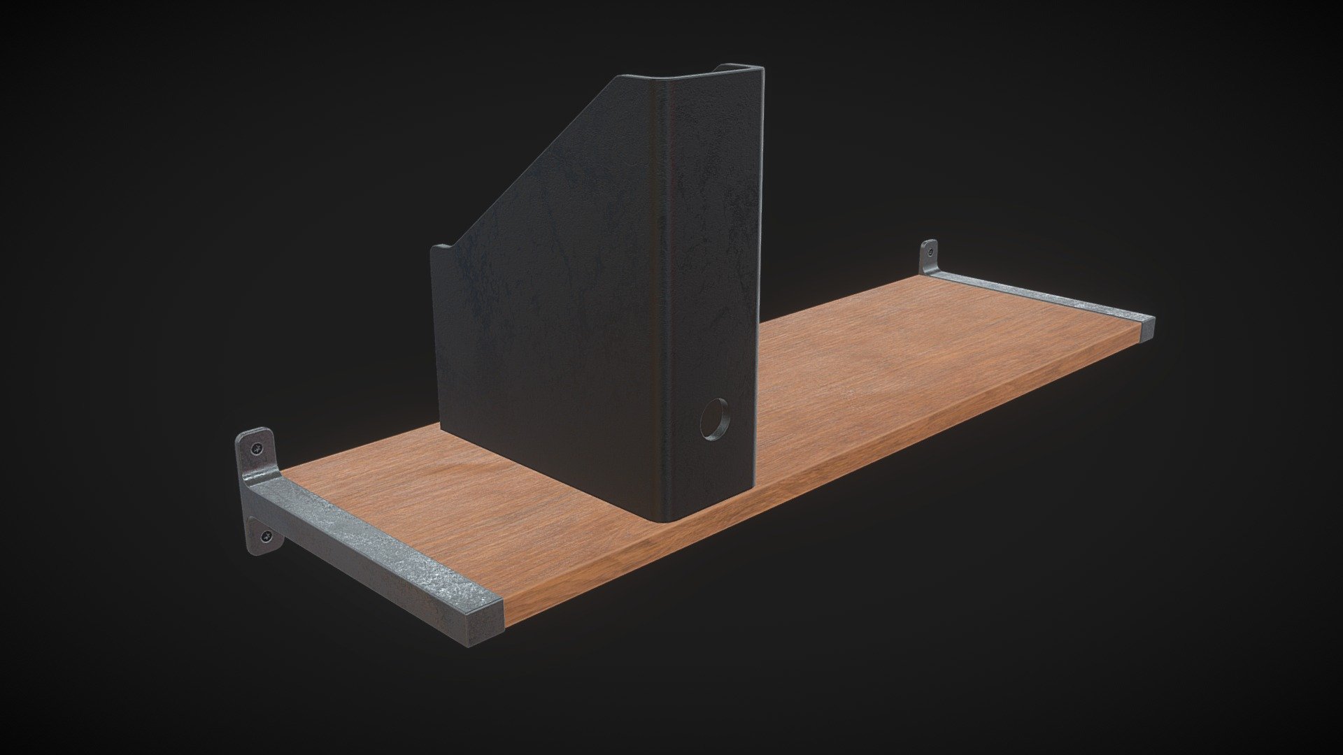 Wall mounted shelf - Download Free 3D model by draakon_4d [da62d5f ...