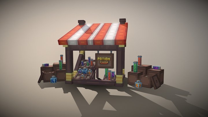 Potion Shop 3D Model