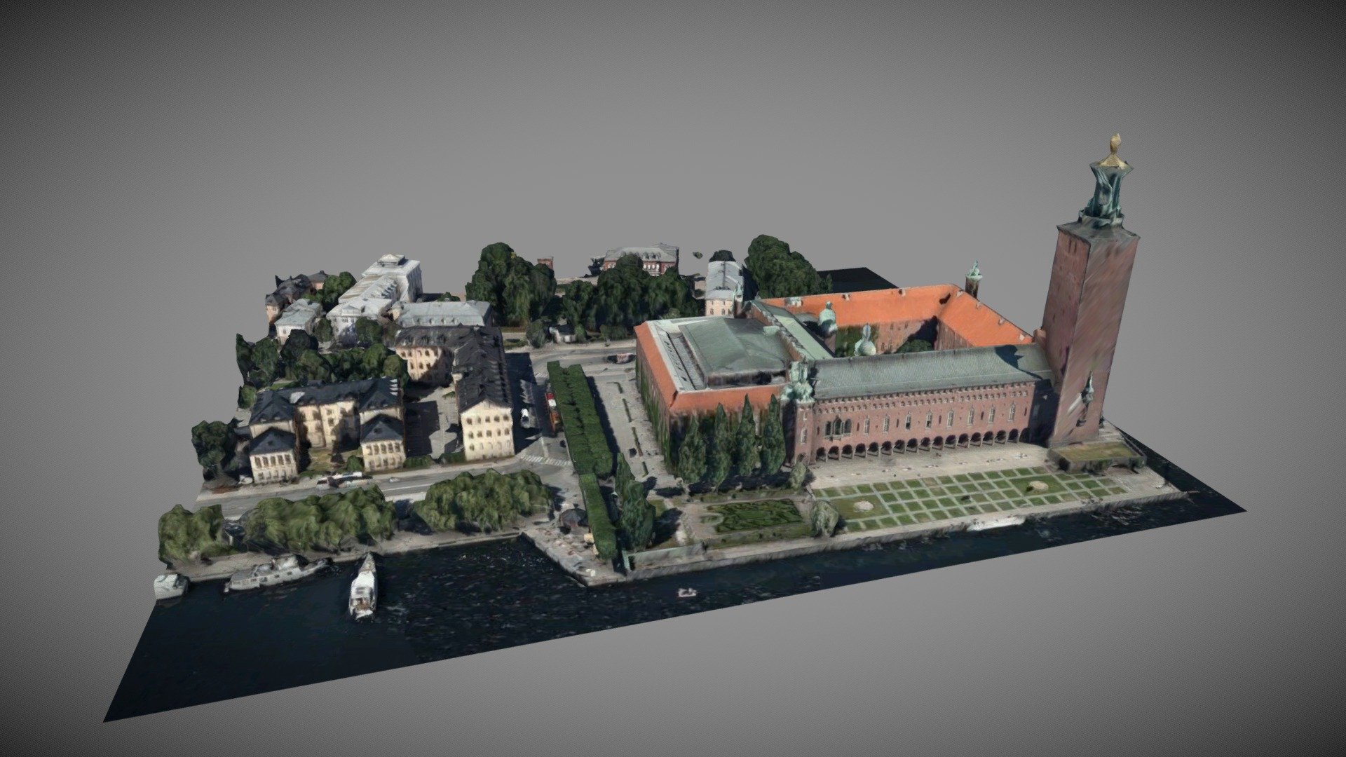 Stadshuset - låg detaljnivå