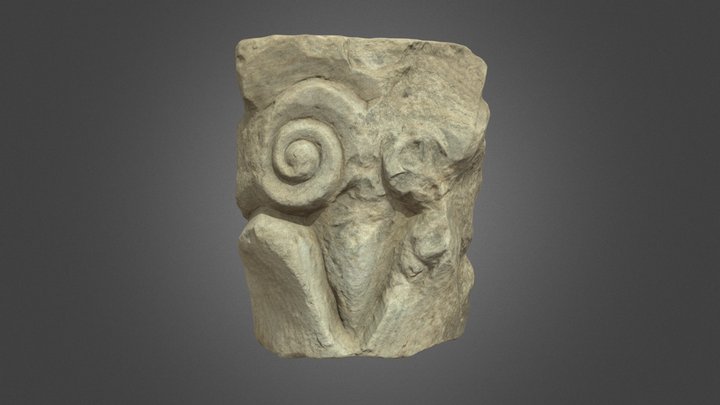 Pilastra visigoda de Reccopolis 3D Model