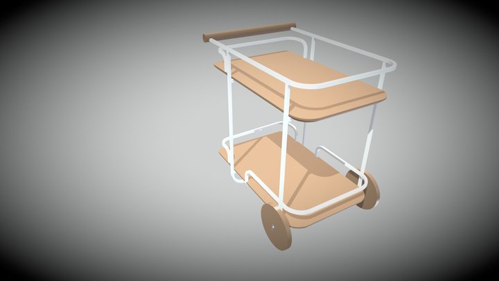 a chewy treat cart 3D Model