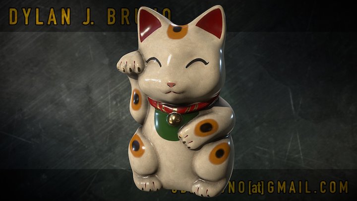 Maneki Neko 3D Model