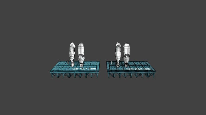 Jacobflood- Both Legs2 3D Model