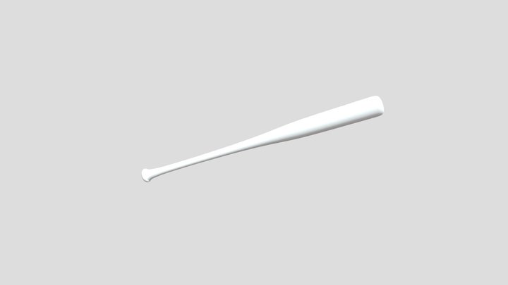 Baseball Bat scanned with EinScan HX