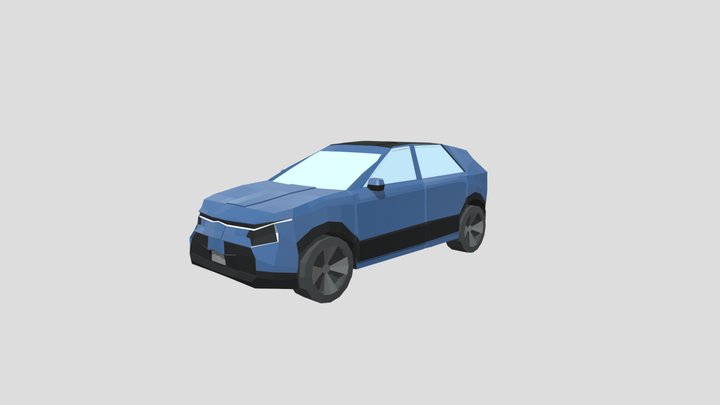 FREE / Blender - (2023) Kia Niro 3D Model