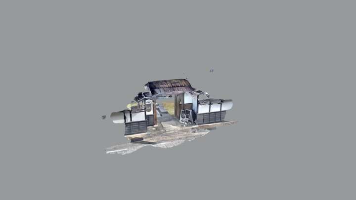登米懐古館　門 3D Model