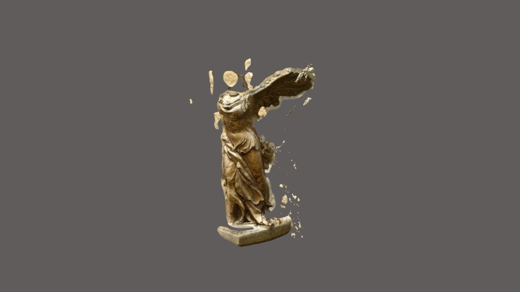 Escultura Nike Fotogrametría Involuntaria